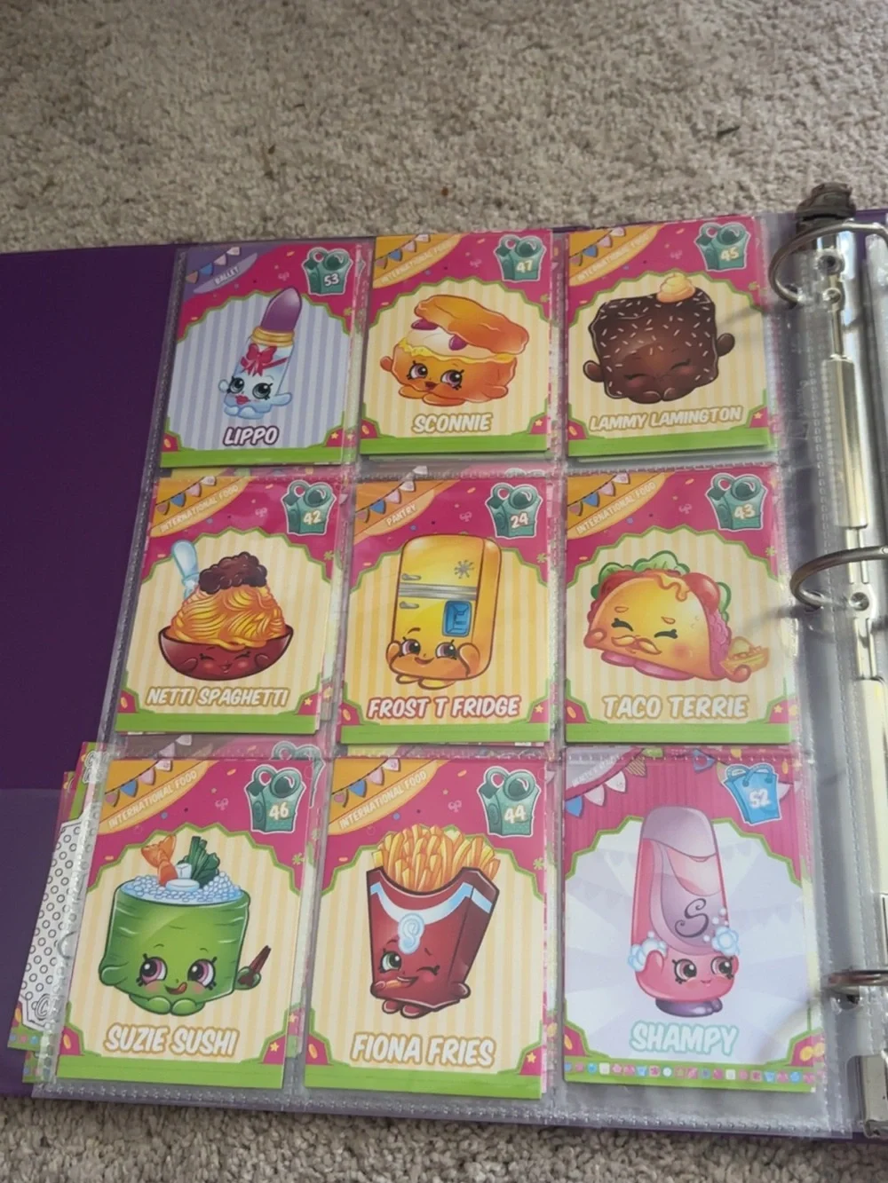 Shopkin collectors cards!  160+ cards!